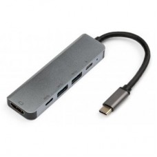Концентратор Vinga Type-C to 4K HDMI+2*USB3.0+2*PD aluminium (VCPHTC5AL) Концентратор Vinga Type-C to 4K HDMI+2*USB3.0+2*PD aluminium (VCPHTC5AL)