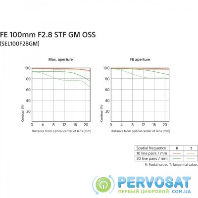 Sony 100mm, f/2.8 STF GM OSS для NEX FF