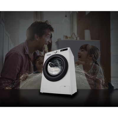 Пральна машина LG фронтальна, 8кг, 1200, A, 48см, дисплей, пара, інвертор, білий Пральна машина LG фронтальна, 8кг, 1200, A, 48см, дисплей, пара, інвертор, білий