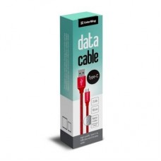 Дата кабель ColorWay Кабель Colorway USB - Type-C 2.1А 1м червоний (CW-CBUC003-RD) Дата кабель ColorWay Кабель Colorway USB - Type-C 2.1А 1м червоний (CW-CBUC003-RD)