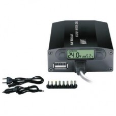 Блок живлення до ноутбуку PORTO 100W, DC 15-24V (рег), 5A max, + USB 5V,1A, + автомобильный (MN-505K) Блок живлення до ноутбуку PORTO 100W, DC 15-24V (рег), 5A max, + USB 5V,1A, + автомобильный (MN-505K)