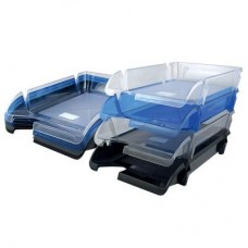 Лоток для паперів Delta by Axent horizontal, charcoal-grey (D4001) Лоток для паперів Delta by Axent horizontal, charcoal-grey (D4001)