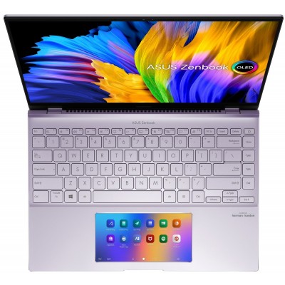 Ноутбук ASUS ZenBook UX5400EG-KN129 14WQXGA+ Touch OLED/Intel i7-1165G7/16/1024F/NVD450-2/noOS/Lilac Mist