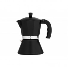 Гейзерна кавоварка Ardesto Gemini Trento, 0.3л, 6 чашок, алюміній, чорний Гейзерна кавоварка Ardesto Gemini Trento, 0.3л, 6 чашок, алюміній, чорний