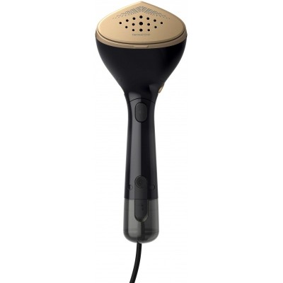 Відпарювач PHILIPS компактний, 1500Вт, 100 и 200мл, постійна пара - 28гр, керам. підошва, чорний