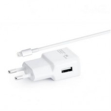 Зарядний пристрій Florence USB, 2.0A + cable iPhone 6/6 Plus white (TC20-IPH6) Зарядний пристрій Florence USB, 2.0A + cable iPhone 6/6 Plus white (TC20-IPH6)