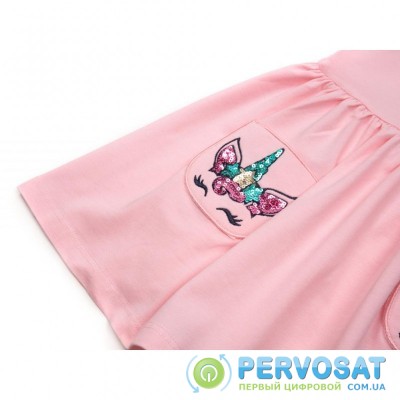 Платье Breeze с единорогом (15161-98G-pink)