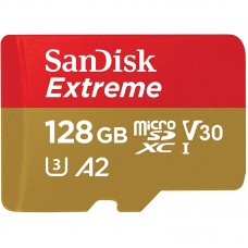 Карта пам'ятi SanDisk 128GB microSDXC C10 UHS-I U3 R160/W60MB/s Extreme V30 Карта пам'ятi SanDisk 128GB microSDXC C10 UHS-I U3 R160/W60MB/s Extreme V30