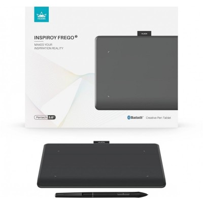 Графічний планшет Huion 10.5"x6.25" Inspiroy Frego M, BT, USB-C, чорний Графічний планшет Huion 10.5"x6.25" Inspiroy Frego M, BT, USB-C, чорний