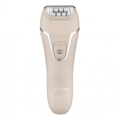 Епілятор ARDESTO 2в1 Pearl Cream LESH-Y700PERL, пінцетний, акумул., пінцет.-18, сух., насадок-2, бежевий