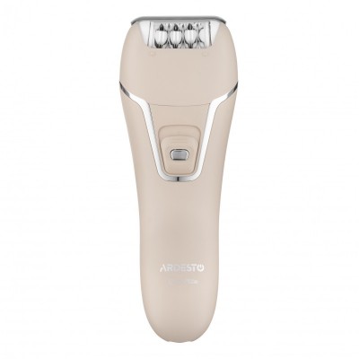 Епілятор ARDESTO 2в1 Pearl Cream LESH-Y700PERL, пінцетний, акумул., пінцет.-18, сух., насадок-2, бежевий
