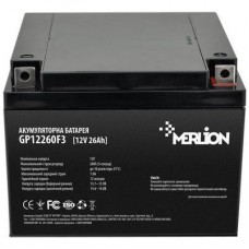 Батарея до ДБЖ Merlion 12V-26Ah (GP12260М5) Батарея до ДБЖ Merlion 12V-26Ah (GP12260М5)