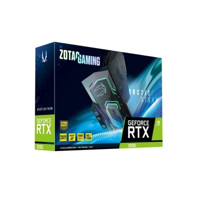 Відеокарта ZOTAC GeForce RTX3090 24GB GDDR6X ArcticStorm GAMING water cooling