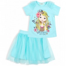 Набір дитячого одягу Breeze з дівчинкою і фатіновой спідницею (11826-104B-blue) Набір дитячого одягу Breeze з дівчинкою і фатіновой спідницею (11826-104B-blue)