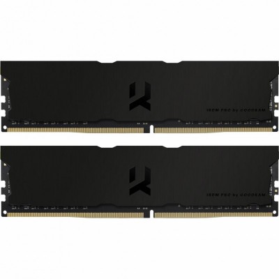 Модуль памяти для компьютера DDR4 16GB (2x8GB) 3600 MHz Iridium Pro Deep Black GOODRAM (IRP-K3600D4V64L18S/16GDC)