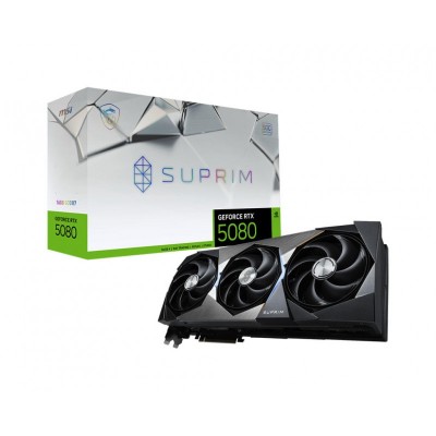 Відеокарта MSI GeForce RTX 5080 16GB GDDR7 SUPRIM SOC