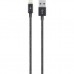 Дата кабель USB 2.0 AM to Lightning 1.2m MIXIT PREMIUM METALLIC black Belkin (F8J144BT04-BLK)