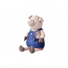 М'яка іграшка Same Toy Порося в джинсовому комбінезоні 45см THT711 М'яка іграшка Same Toy Порося в джинсовому комбінезоні 45см THT711