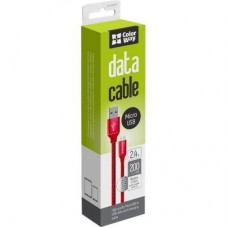 Дата кабель USB 2.0 AM to Micro 5P 2.0m red ColorWay (CW-CBUM009-RD) Дата кабель USB 2.0 AM to Micro 5P 2.0m red ColorWay (CW-CBUM009-RD)