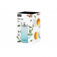 Френч-прес Ardesto Fresh, 800 мл, блакитний тіффані, матовий, пластик, скло Френч-прес Ardesto Fresh, 800 мл, блакитний тіффані, матовий, пластик, скло