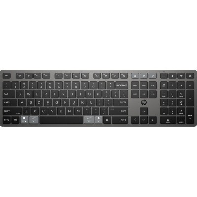 Клавіатура мембранна HP 720 Multi-Device Rechargeable, 109key, WL/BT, EN/UK, чорний
