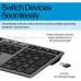 Клавіатура мембранна HP 720 Multi-Device Rechargeable, 109key, WL/BT, EN/UK, чорний