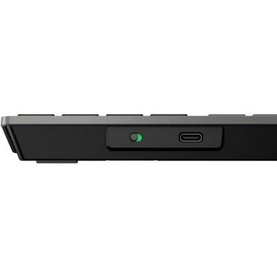 Клавіатура мембранна HP 720 Multi-Device Rechargeable, 109key, WL/BT, EN/UK, чорний