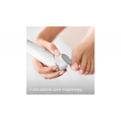 Епілятор Philips Series 9000 дисковий, аккумул., пінцет.-32, волог.+сух., насадок-6, футляр, білий