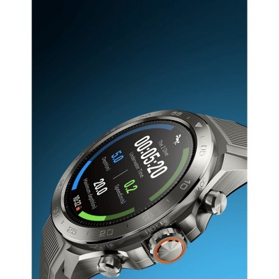 Смарт-годинник Mibro GS Explorer S 48мм, 1.32", 466x466, AMOLED, BT 5.3, Dual-band GPS, 10 ATM, титан-силікон Смарт-годинник Mibro GS Explorer S 48мм, 1.32", 466x466, AMOLED, BT 5.3, Dual-band GPS, 10 ATM, титан-силікон