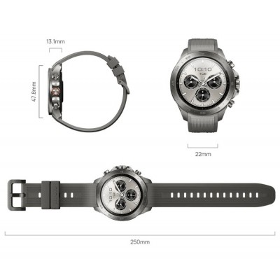 Смарт-годинник Mibro GS Explorer S 48мм, 1.32", 466x466, AMOLED, BT 5.3, Dual-band GPS, 10 ATM, титан-силікон Смарт-годинник Mibro GS Explorer S 48мм, 1.32", 466x466, AMOLED, BT 5.3, Dual-band GPS, 10 ATM, титан-силікон