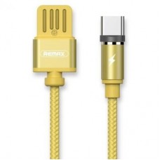 Дата кабель USB 2.0 AM to Type-C 1.0m Gravity series Magnetic gold Remax (RC-095A-GOLD) Дата кабель USB 2.0 AM to Type-C 1.0m Gravity series Magnetic gold Remax (RC-095A-GOLD)