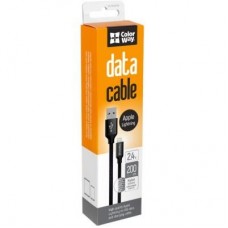 Дата кабель USB 2.0 AM to Lightning 2.0m black ColorWay (CW-CBUL007-BK) Дата кабель USB 2.0 AM to Lightning 2.0m black ColorWay (CW-CBUL007-BK)