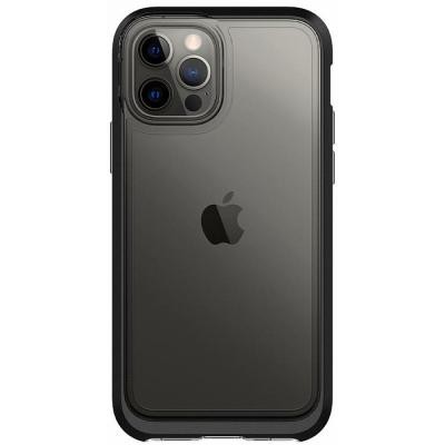 Чохол до моб. телефона Spigen iPhone 12 / 12 Pro Neo Hybrid, Crystal Black (ACS01706)
