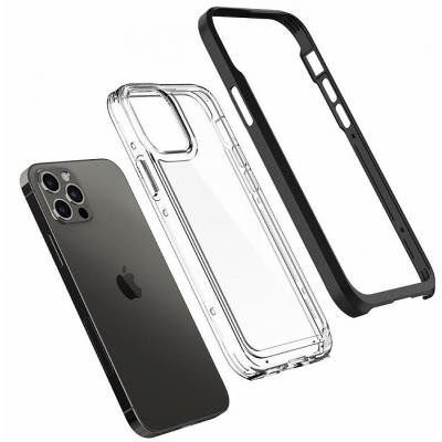 Чохол до моб. телефона Spigen iPhone 12 / 12 Pro Neo Hybrid, Crystal Black (ACS01706)
