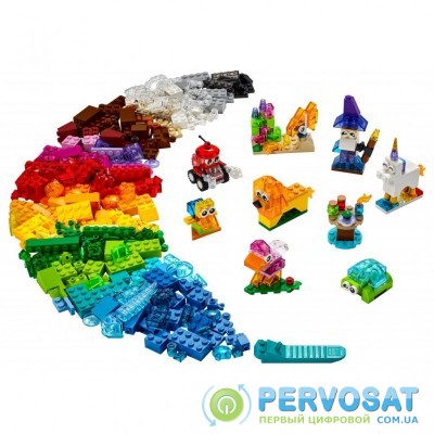 Конструктор LEGO Classic Прозрачные кубики для творчества 500 деталей (11013)