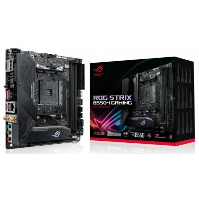 Материнcька плата ASUS STRIX_B550-I_GAMING sAM4 B550 2xDDR4 M.2 HDMI-DP Wi-Fi!!!BT mITX