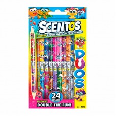 Олівці кольорові Scentos Подвійні веселощі 12 шт (49115) Олівці кольорові Scentos Подвійні веселощі 12 шт (49115)