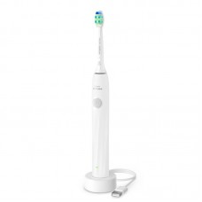 Щітка зубна електр. Philips, Sonicare 2100, насадок-1, 2 рівні інтенсивності, білий