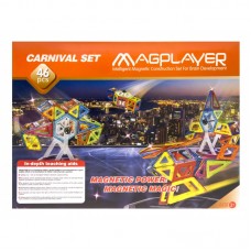 Конструктор Magplayer магнітний набір 46ел Конструктор Magplayer магнітний набір 46ел