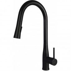 Змішувач для кухні Deante Lukrecja, довж.виливу - 229мм, витяжний, 1важіль, чорний Змішувач для кухні Deante Lukrecja, довж.виливу - 229мм, витяжний, 1важіль, чорний