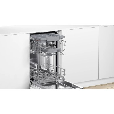 Посудомийна машина Bosch вбудована, 10компл., A++, 45см, дисплей, 3й кошик, білий