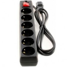 Мережевий фільтр живлення PATRON 1m (SP-63U), 6 розеток BLACK (EXT-PN-SP-63U) Мережевий фільтр живлення PATRON 1m (SP-63U), 6 розеток BLACK (EXT-PN-SP-63U)