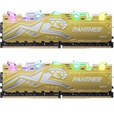Модуль пам'яті для комп'ютера DDR4 16GB (2x8GB) 2666 MHz Panther Rage RGB Silver-Golden Apacer (EK.16G2V.GQMK2)