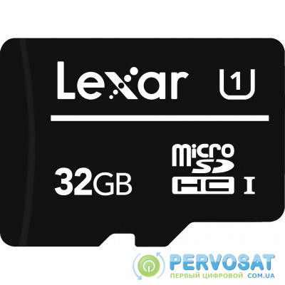 Карта памяти Lexar 32GB microSDHC class 10 UHS-I (LFSDM10-32GABC10)