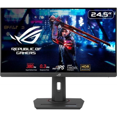 Монітор Asus 24.5&quot; ROG Strix XG259QNS 2xHDMI, DP, 2xUSB, Audio, IPS, 380Hz, 0.3ms, sRGB 110%, AdaptiveSync, Pivot, HDR400