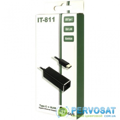 Переходник USB Type-C to RJ45 LAN 10/100/1000Mbps Argus (IT-811)