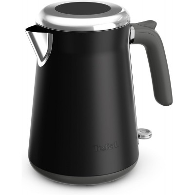Електрочайник Tefal Collection 1.68л, Strix, нерж. сталь, чорний