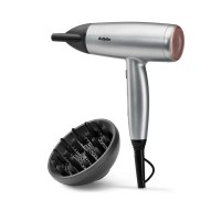 Фен Babyliss Cosmos, 2100Вт, 3 режими, іонізація, хол. обдув, 2 насадки, сірий