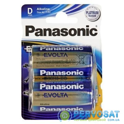 Батарейка PANASONIC D LR20 Evolta * 2 (LR20EGE/2BP)