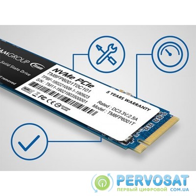 Твердотільний накопичувач SSD Team M.2 NVMe PCIe 3.0 x4 2TB MP33 2280 TLC